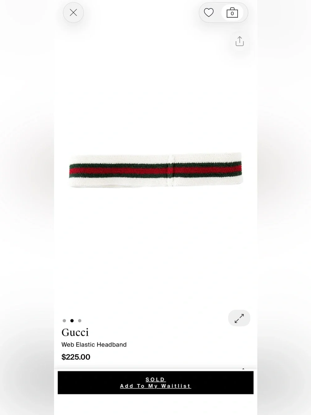 Gucci white green